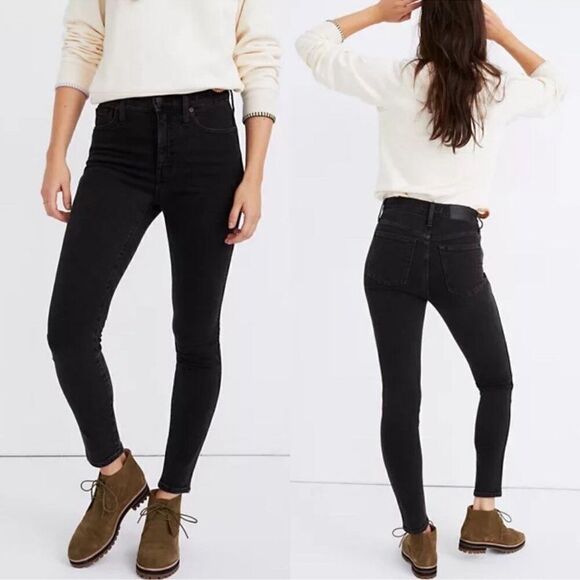 Madewell 10 Inch High Rise MA977 Skinny Starkey Wash Denim Jeans Size 27 - Picture 1 of 16